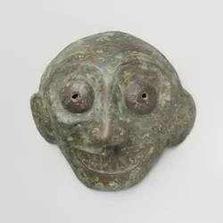 Maschera di bronzo cinese, c.1100-800 a.C.